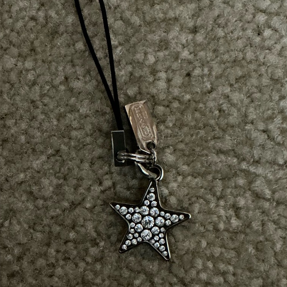 Coach Phone Charm New